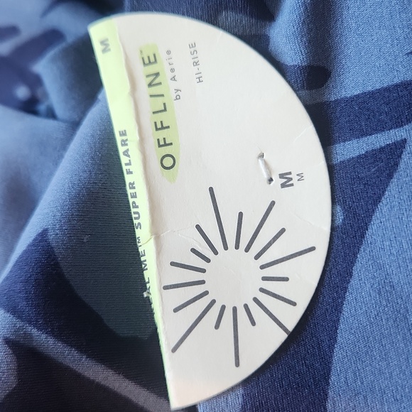 OFFLINE By Aerie Real Me Floral High Waisted Crossover Super Flare Legging - Picture 8 of 9